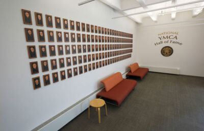National YMCA Hall of Fame wall
