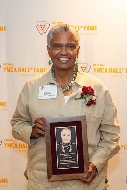 Carolyn Creager- 2023 National YMCA Hall of Fame induction ceremony.